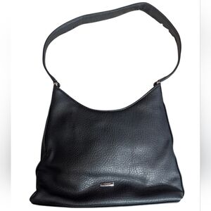 Vintage Faux Leather Purse Black Y2K